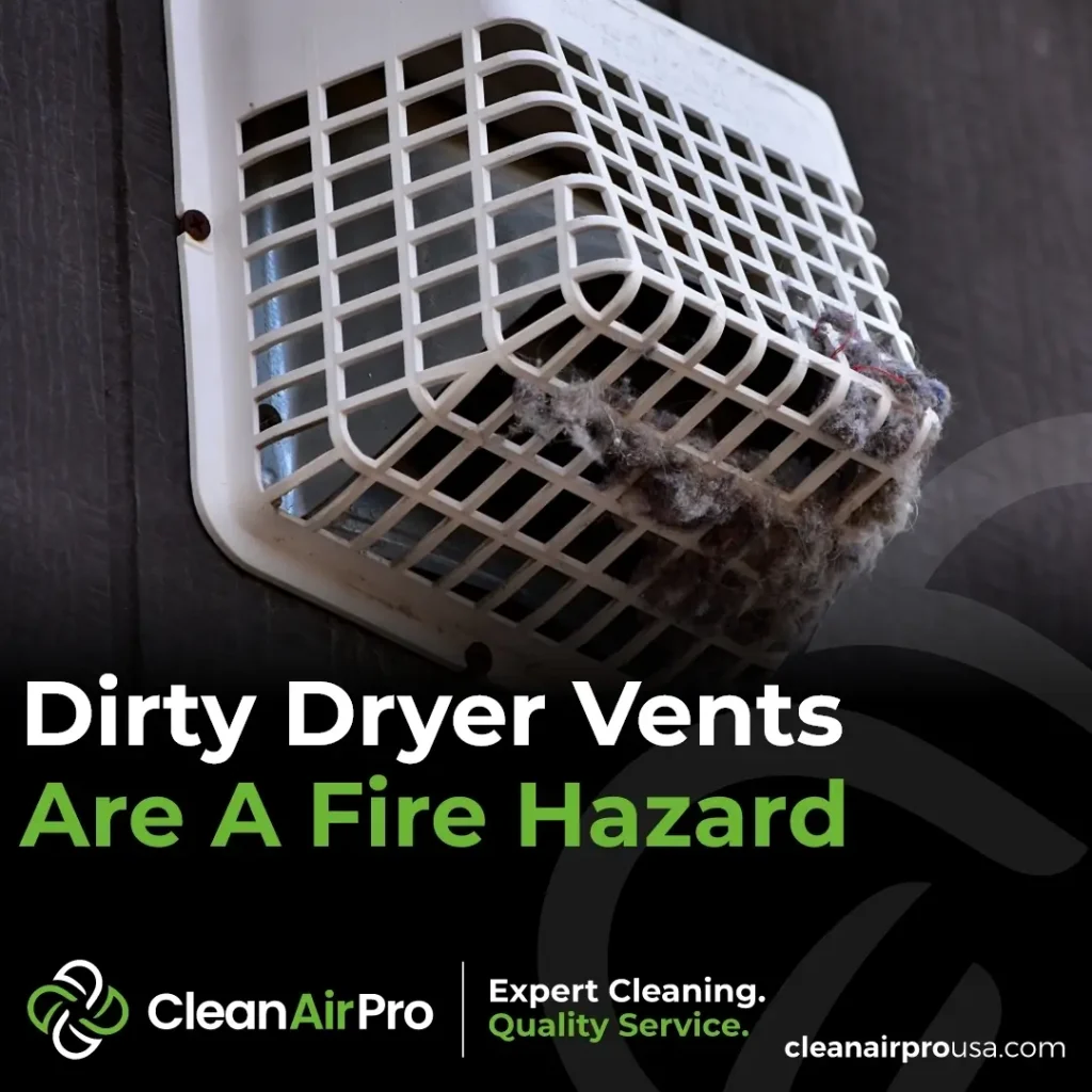 The Dangers of Clogged Dryer Vents